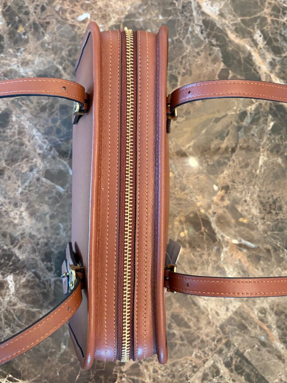 The Originals Glovedtanned Leather Coach Swing Zip in 1941 Saddle - Picture 9 of 16